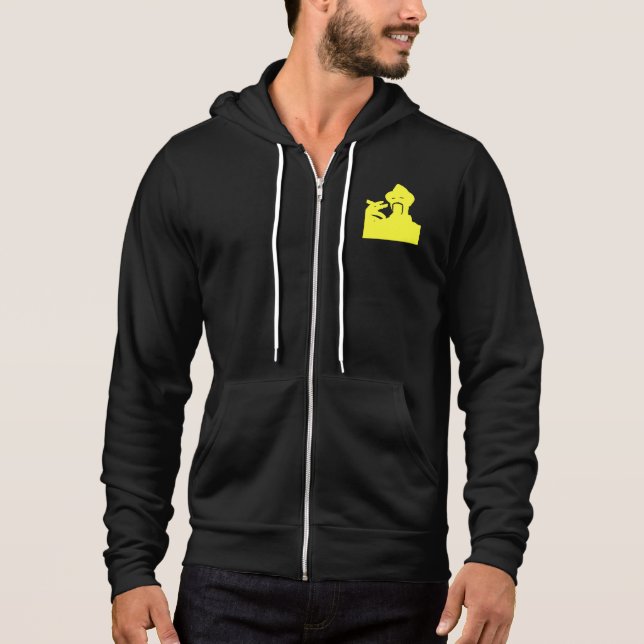 G-inspirierter Ali retten Silhouette Afrikas Hoodie (Vorderseite)