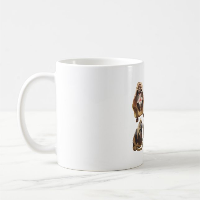 G ist für Gelada Kaffeetasse (Links)