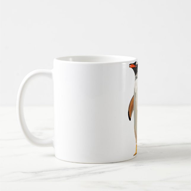 G ist für Gentoo Penguin Kaffeetasse (Links)