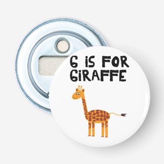 g ist für Giraffe Flaschenöffner
