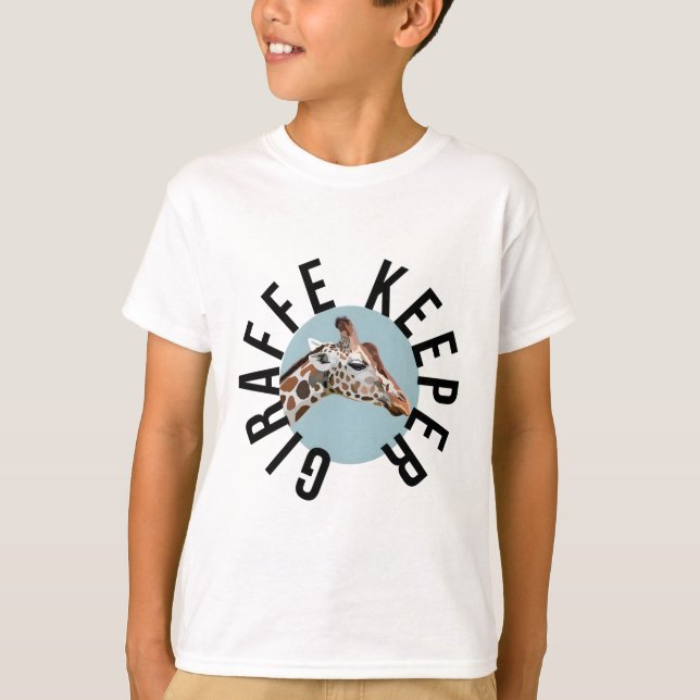 G ist für Giraffe Keeper T-Shirt (Vorderseite)
