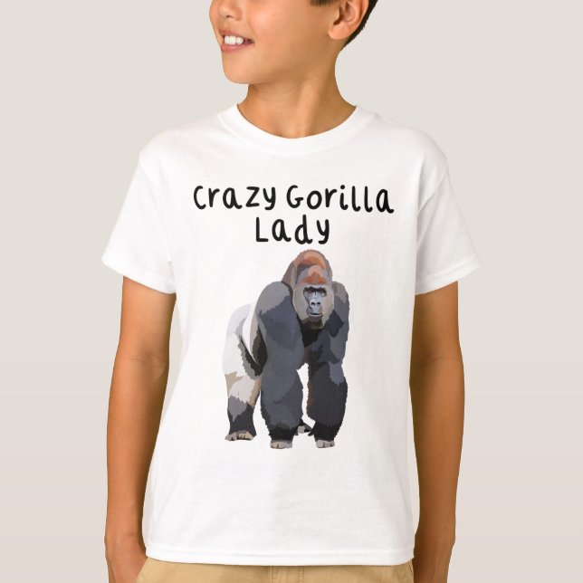 G ist für Gorilla T-Shirt (Vorderseite)