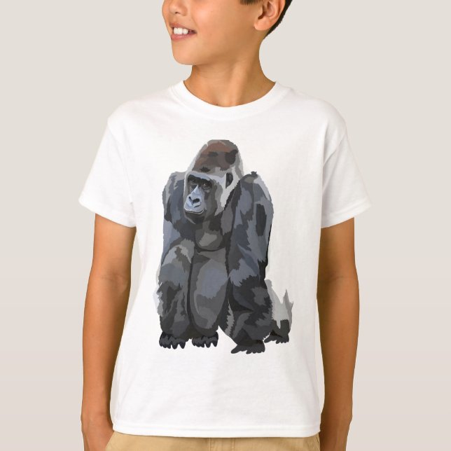 G ist für Gorilla T-Shirt (Vorderseite)