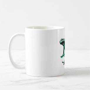G ist für "Green and Black Poison Dart Frog" Kaffeetasse