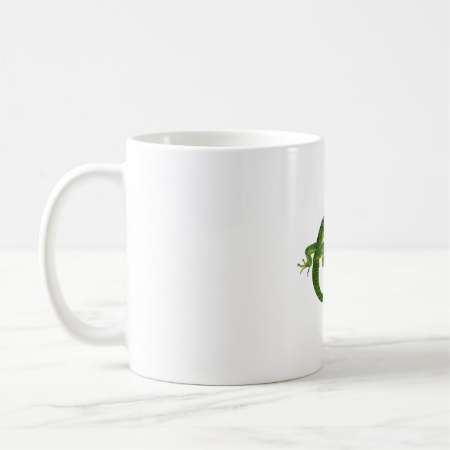 G ist für Green Tree Monitor Kaffeetasse (Links)