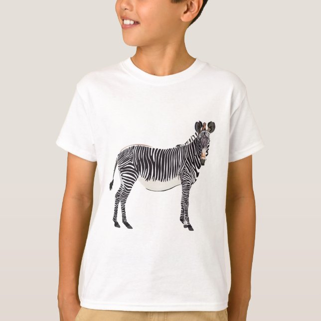 G ist für Grevy Zebra T-Shirt (Vorderseite)