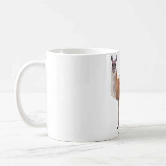 G ist für Guanaco Kaffeetasse (Links)
