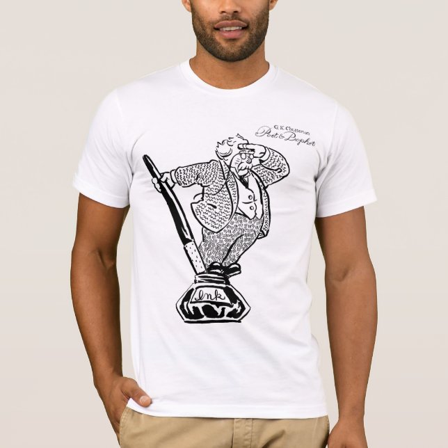 G.K. Chesterton: Dichter u. Prophet T-Shirt (Vorderseite)