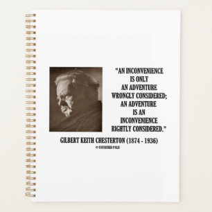 G.K. Chesterton InConvenience Adventure erwogen Planer