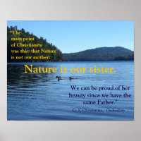 G. K. Chesterton zitiert Naturposter