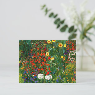 G. Klimt: Blumengarten, Postkarte
