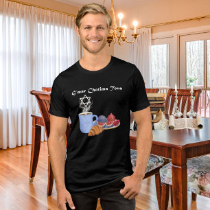 G’mar Chatima Tova Kaffee, Granatäpfel, Feigen Tri-Blend Shirt