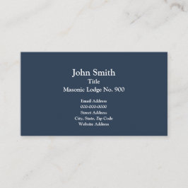 G Masonic Business Card Visitenkarte