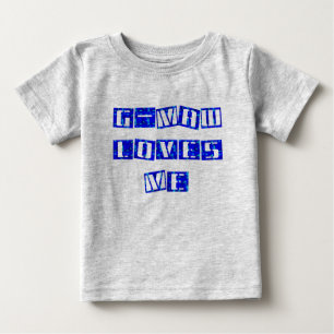 G-MAW Lieben ich Säuglings-T-Shirt Baby T-shirt
