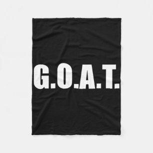 G.o.a.t Bester aller Zeiten Fleecedecke
