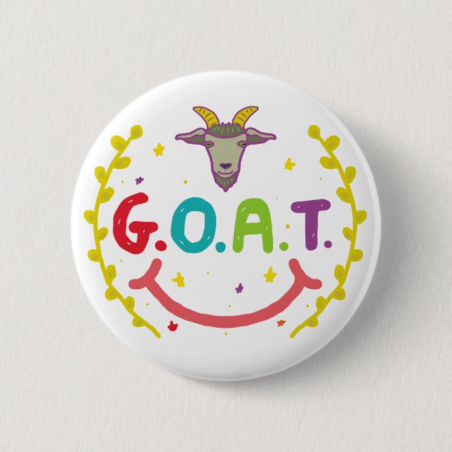 G.O.A.T. BUTTON (Vorderseite)