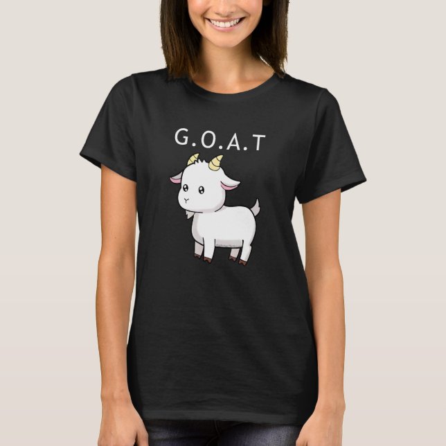 G O A T Greatest Of All Time 3 T-Shirt (Vorderseite)