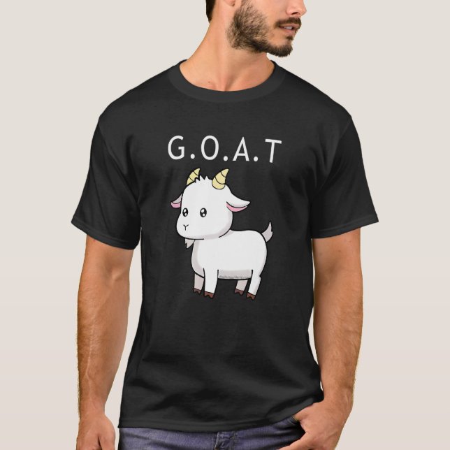 G O A T Greatest Of All Time 3 T-Shirt (Vorderseite)