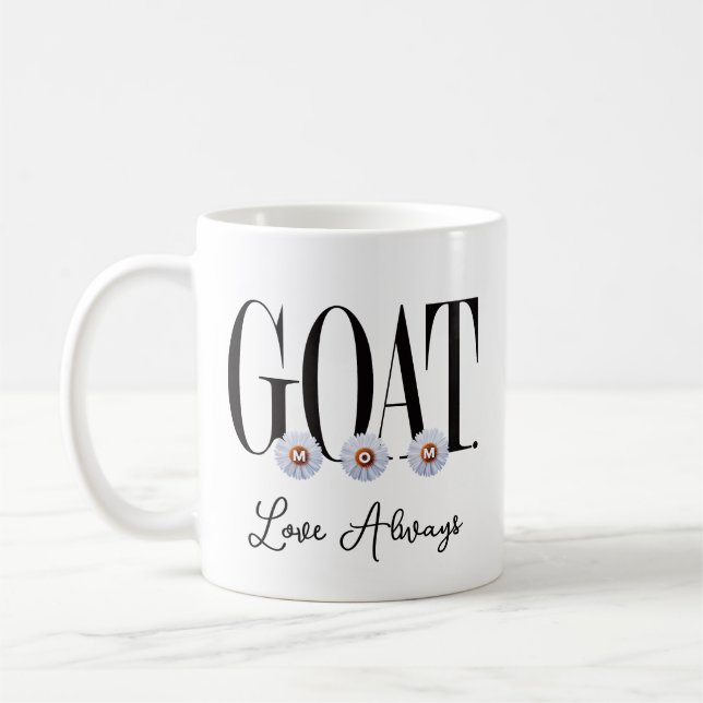 "G.O.A.T.-MAMA" mit DAIES Art Kaffeetasse (Links)