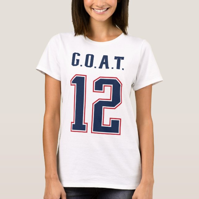 G.O.A.T. Nummer 12 T-Shirt (Vorderseite)