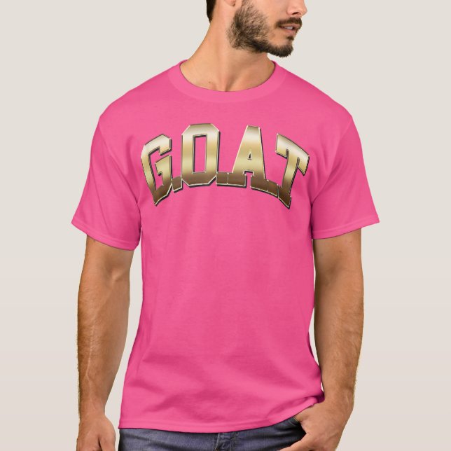 G O A T wird Bester aller Zeit Rap T-Shirt (Vorderseite)