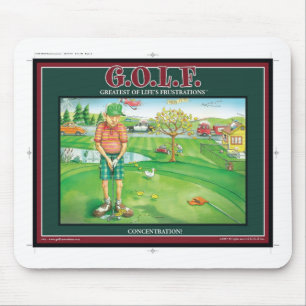 G.O.L.F. AM BESTSTEN VON DEN FRUSTRATIONEN DES MOUSEPAD