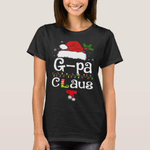G-Pa Claus Christmas Pajama Familie Matching Xmas T-Shirt