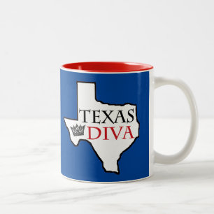 G.R.I.T. - in Texas aufgezogene Mädchen Zweifarbige Tasse