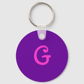 "G" Schlüsselkette Schlüsselanhänger