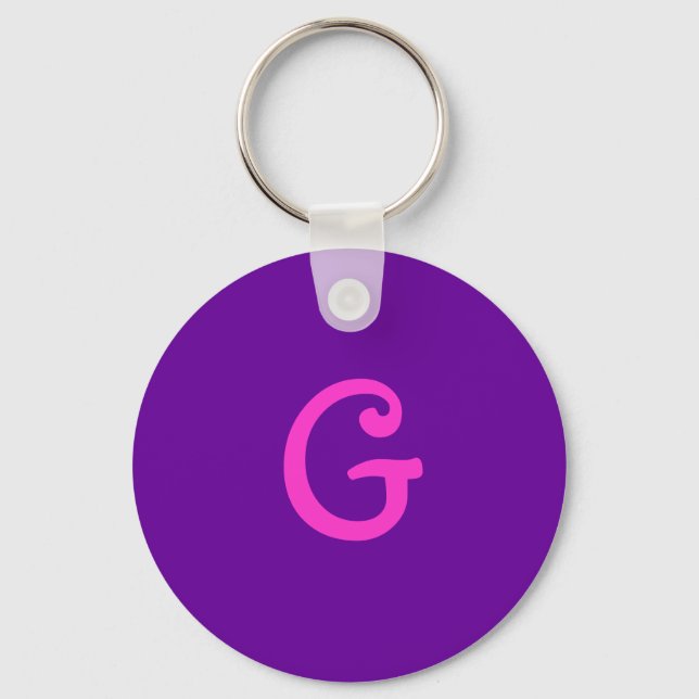 "G" Schlüsselkette Schlüsselanhänger (Vorderseite)