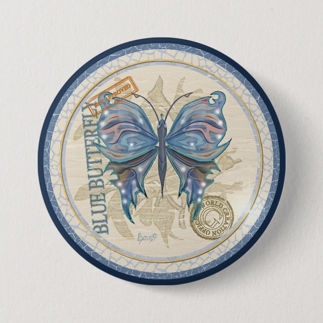 G Schmetterling Button (Vorderseite)