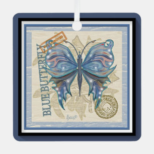 G Schmetterling Ornament Aus Metall