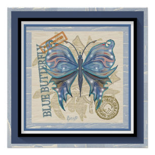 G Schmetterling Poster