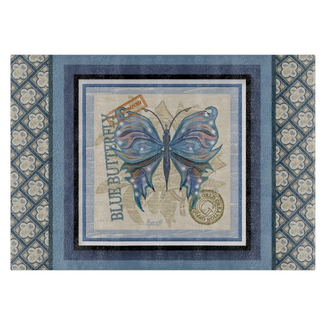G Schmetterling Schneidebrett (Vorderseite)