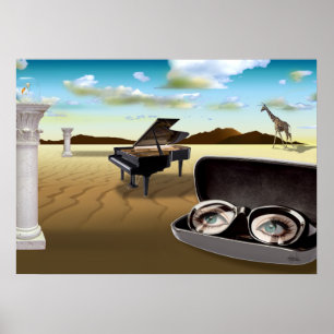 G Sharp in der Wüste - Surreal Poster