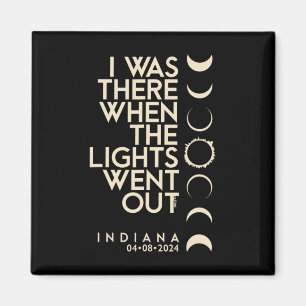 gab es in Indiana Total Solar Eclipse 2024 Magnet