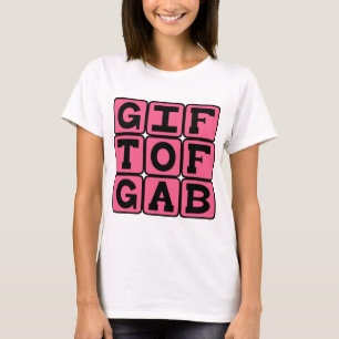 Gab-Geschenk, Alliterativer Ausdruck T-Shirt