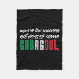 Gabagool Italienischer Stolz Funny Quotes Kolumbus Fleecedecke