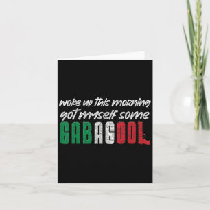 Gabagool Italienischer Stolz Funny Quotes Kolumbus Karte