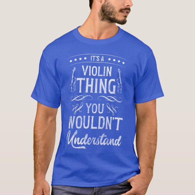 Gabe der Violine-Musikschule T-Shirt (Vorderseite)