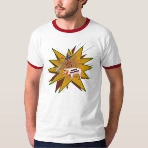 Gabel gegen Schweinefleisch-T-Shirt T-Shirt