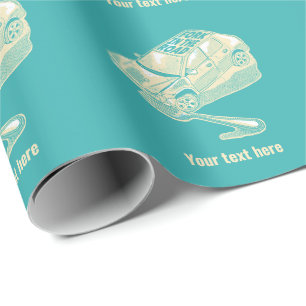 Gabel im Straßenverkehrsunfall Geschenkpapier