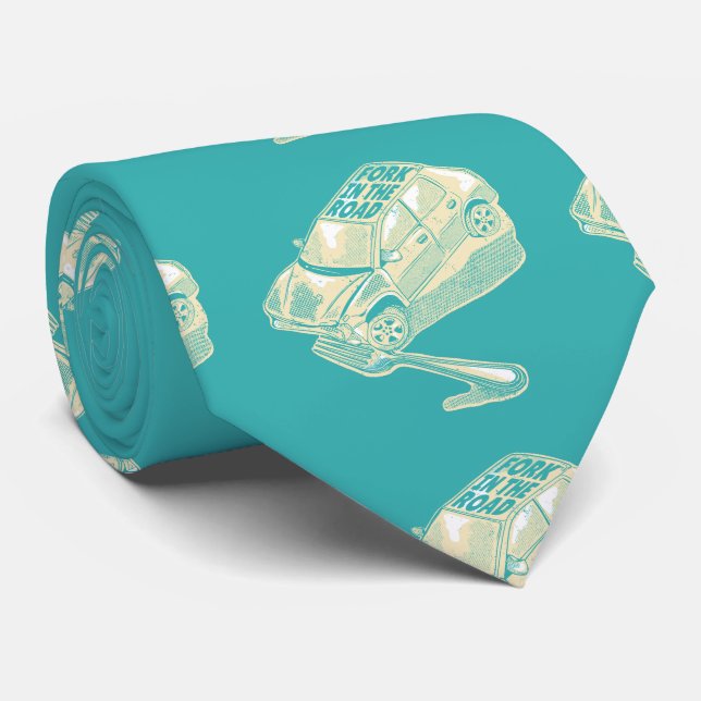 Gabel im Straßenverkehrsunfall Krawatte (Gerollt)