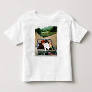 Gabel in der Straße Kleinkind T-shirt