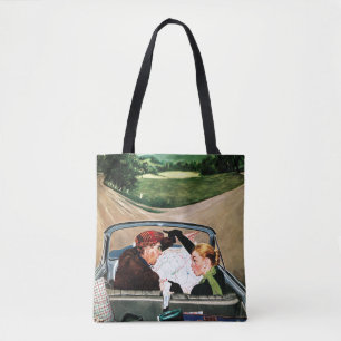 Gabel in der Straße Tasche