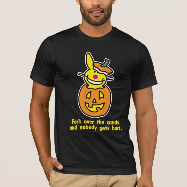 Gabel über der Süßigkeit T-Shirt (Vorderseite)