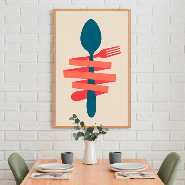 Gabel und Löffel Poster (Von Creator hochgeladen)