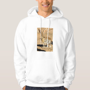 Gabelantilope-Jackrabbit-Porträt, Arizona Hoodie