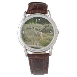 Gabelbock im Grand-Teton-Nationalpark Armbanduhr
