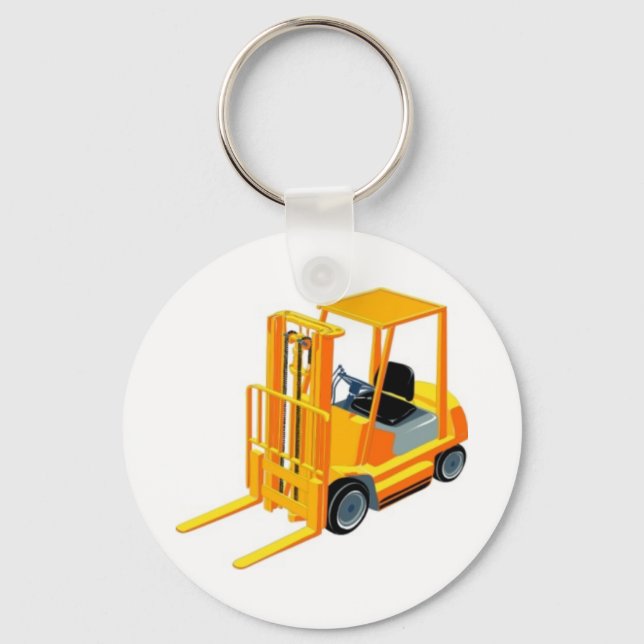 Gabelstapler (auch bekannt als Lift Truck/Gabelsta Schlüsselanhänger (Vorderseite)